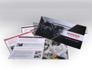 Honda career fliers and brochure